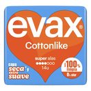 EVAX Cottonlike Penso Higiénico Super com Abas 14 un EVAX Cottonlike Penso Higiénico Super com Abas 14 un