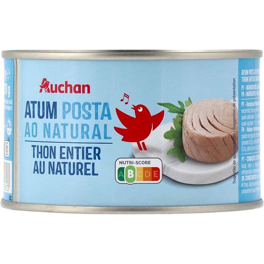 AUCHAN Atum Posta ao Natural 385 g AUCHAN Atum Posta ao Natural 385 g