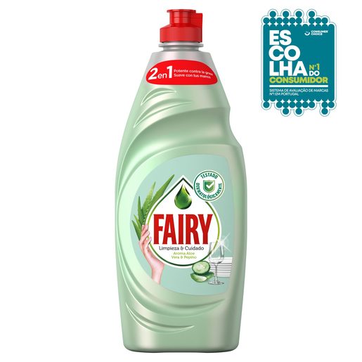 FAIRY Detergente Manual Loiça Clean & Care Aloé Vera e Pepino 400 ml