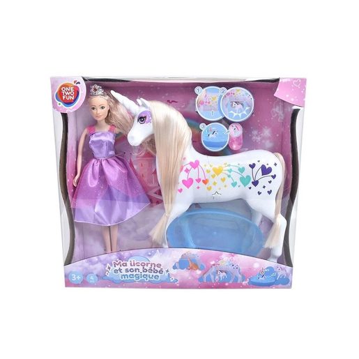 ONE TWO FUN Princesa com Unicórnio