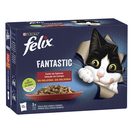 FELIX Fantastic Alimento Húmido Gato Saborosa Seleção 12x85 g FELIX Fantastic Alimento Húmido Gato Saborosa Seleção 12x85 g