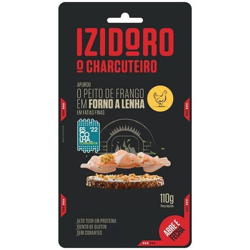 IZIDORO Fatias Finas Peito de Frango Forno de Lenha 110 g