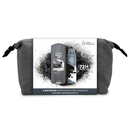 DOVE MEN Bolsa Gel de Banho 400 ml + Deo Spray 150 ml DOVE MEN Bolsa Gel de Banho 400 ml + Deo Spray 150 ml
