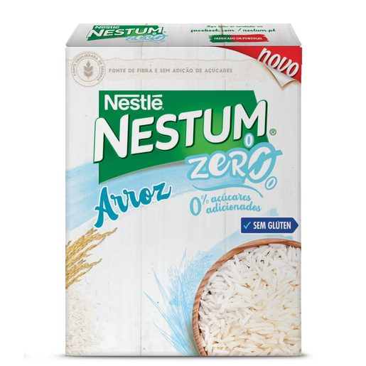 NESTUM ZERO Cereais de Arroz sem Glúten Nestlé 250 g