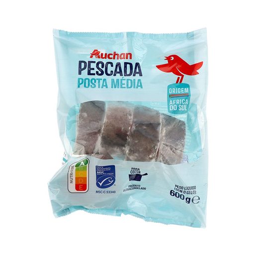 AUCHAN Posta de Pescada Msc Nº3 para Cozer 600 g AUCHAN Posta de Pescada Msc Nº3 para Cozer 600 g