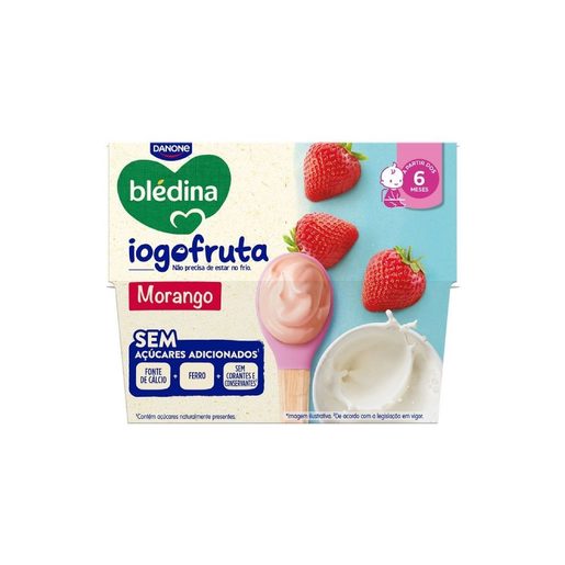 BLÉDINA Iogofruta Morango 4x95 g