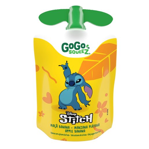 GOGO SQUEEZ Fruta Saqueta Maçã Banana 90 g GOGO SQUEEZ Fruta Saqueta Maçã Banana 90 g