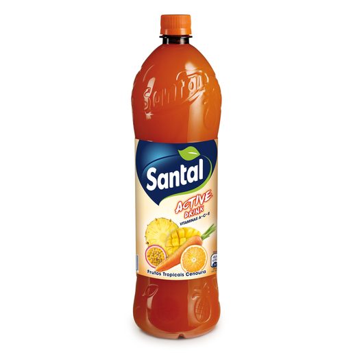 SANTAL Refrigerante Sem Gás Frutos Tropicais e Cenoura 1,5 L