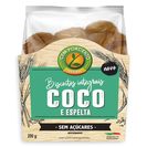 CEM PORCENTO Biscoitos de Coco e Espelta sem Açúcar 200 g CEM PORCENTO Biscoitos de Coco e Espelta sem Açúcar 200 g