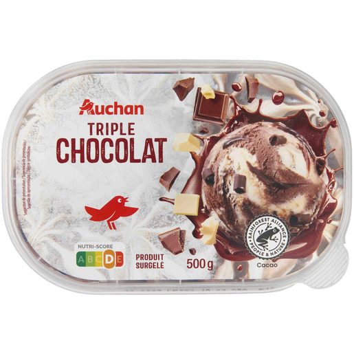 AUCHAN Gelado 3 Chocolates 900 ml AUCHAN Gelado 3 Chocolates 900 ml