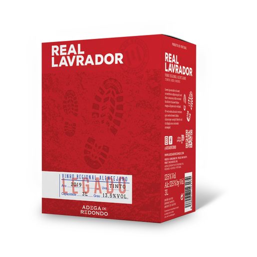 REAL LAVRADOR Vinho Tinto Regional Alentejo Bag In Box 3L 3 L