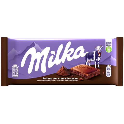 MILKA Tablete de Chocolate com Creme de Cacau 100 g