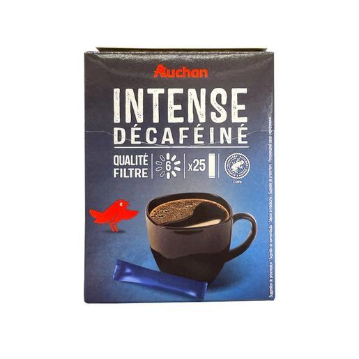 AUCHAN Café Solúvel Intense (Intensidade 6) 25 un