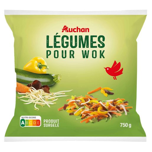 AUCHAN Mistura Vegetais para Wok 750 g