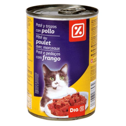 DIA Paté Frango para Gato 400 g