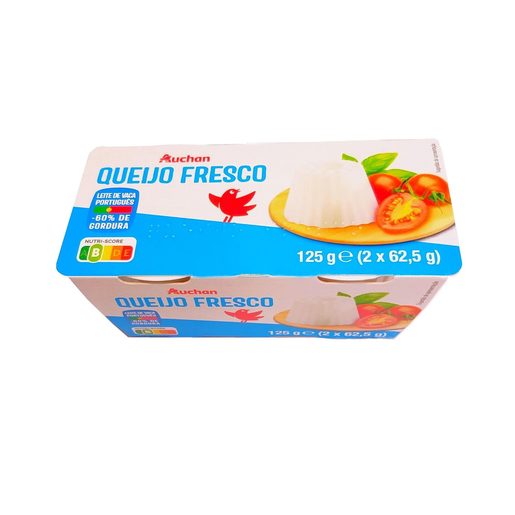 AUCHAN Queijo Fresco Light 2 x 62,5 g