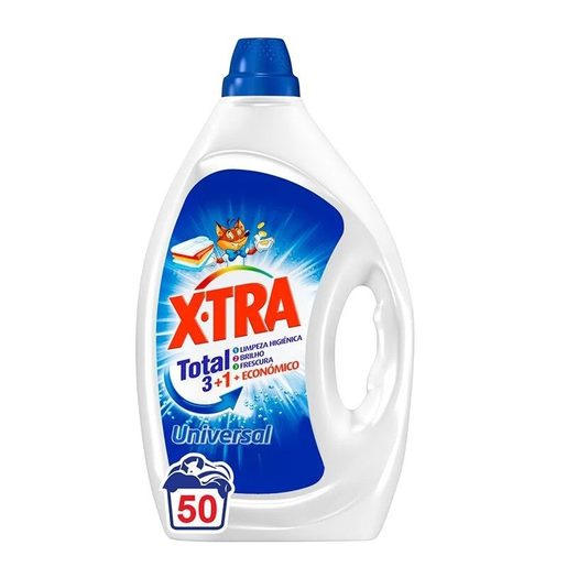 X-TRA Detergente Máquina Roupa Gel Universal 50 lv