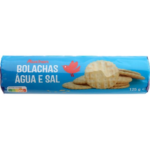 AUCHAN Bolacha Água e Sal 125 g AUCHAN Bolacha Água e Sal 125 g