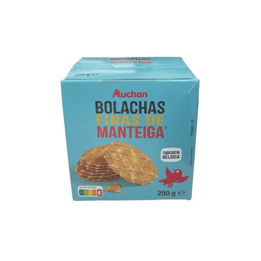 AUCHAN Bolacha de Manteiga 250 g AUCHAN Bolacha de Manteiga 250 g