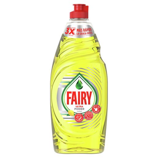 FAIRY Detergente Manual para Loiça Ultra Poder Limão 600 ml