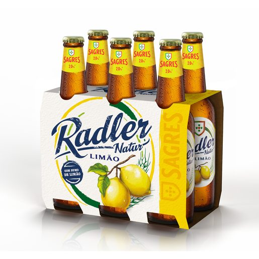 SAGRES RADLER Cerveja Com Álcool 6x330 ml