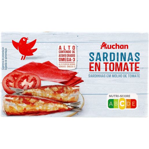 AUCHAN Sardinha em Tomate 120 g AUCHAN Sardinha em Tomate 120 g