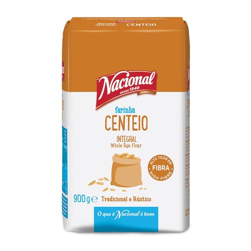 NACIONAL Farinha Centeio Integral 900 g