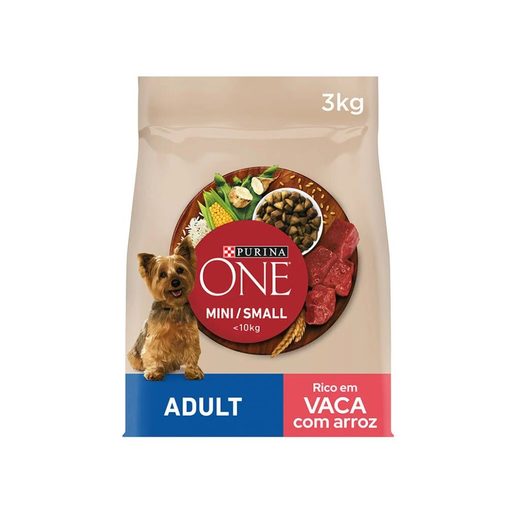 PURINA ONE Alimento Seco Cão Mini Adult 3 kg PURINA ONE Alimento Seco Cão Mini Adult 3 kg