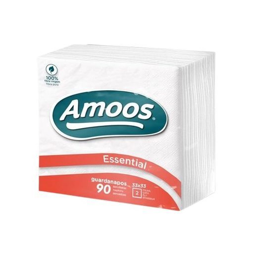 AMOOS Guardanapos 2 Folhas Essential (33x33 cm) 90 un