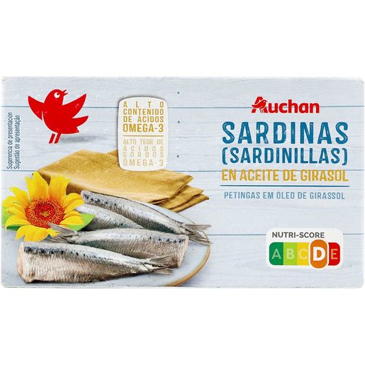 AUCHAN Petinga em Óleo de Girassol 88 g AUCHAN Petinga em Óleo de Girassol 88 g