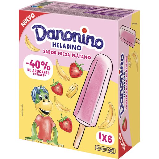 DANONINO Gelado Morango Banana 300 ml