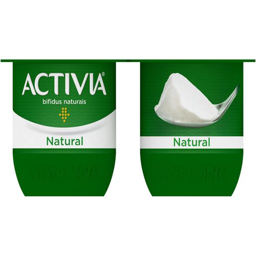 ACTIVIA Iogurte Sólido Natural 4x120 g