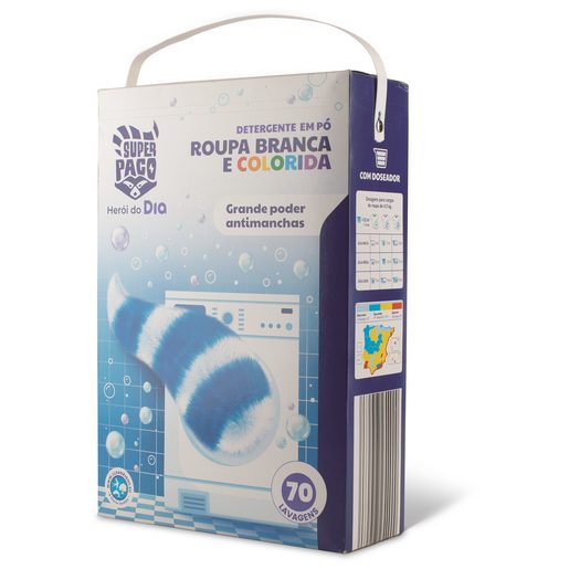 SUPER PACO Detergente máquina polvo marsella super paco caja 70 LV