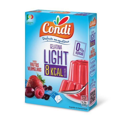CONDI Gelatina Light Frutos Vermelhos  2x15 g