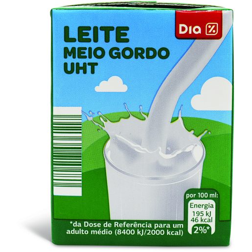 DIA Leite UHT Meio Gordo 200 ml DIA Leite UHT Meio Gordo 200 ml