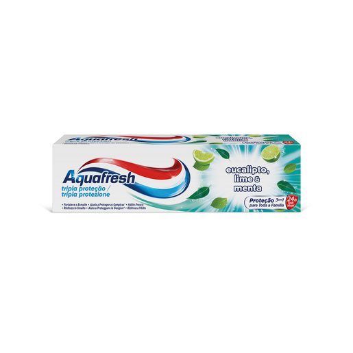 AQUAFRESH Pasta de Dentes Tripla Protecção Eucalipto, Lima e Menta 75 ml