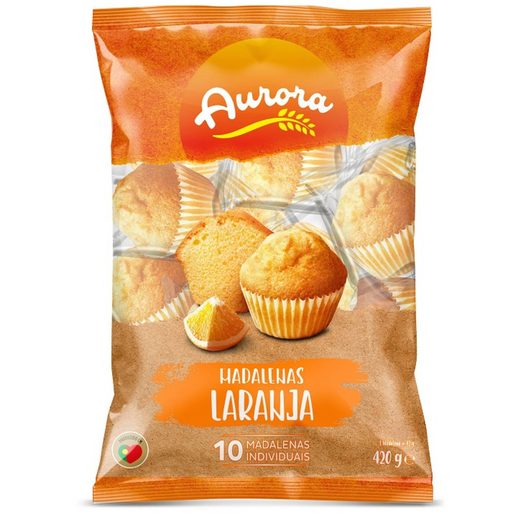 AURORA Madalenas Laranja 420 g