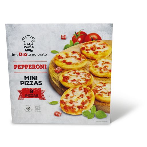 DIA AL PUNTO Mini Pizzas Pepperoni 270 g