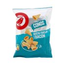 AUCHAN Cones Sabor Bacon e Queijo 80 g