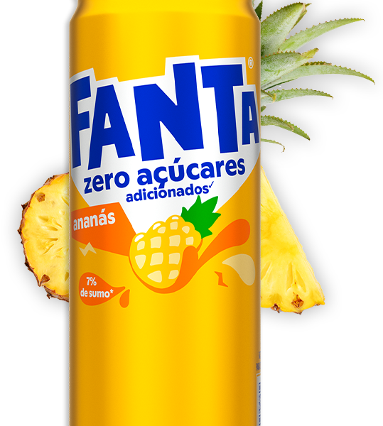 FANTA Ananás Zero Açucares Adicionados