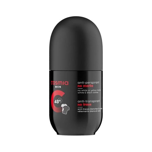 COSMIA Desodorizante Men Roll On Preto e Branco 50 ml