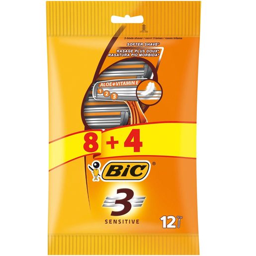 BIC Lâminas Descratáveis 3 Sensitive 8 un