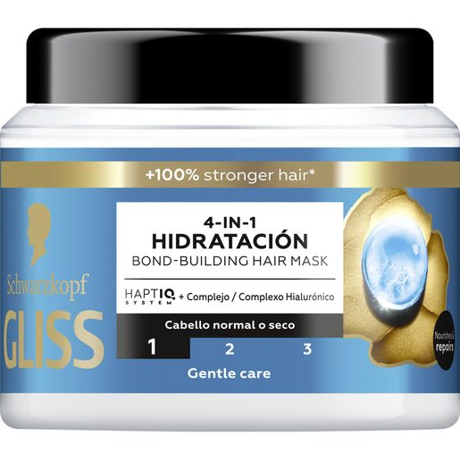 GLISS Máscara Hidratante Aqua Revive Gentle Care 400 ml