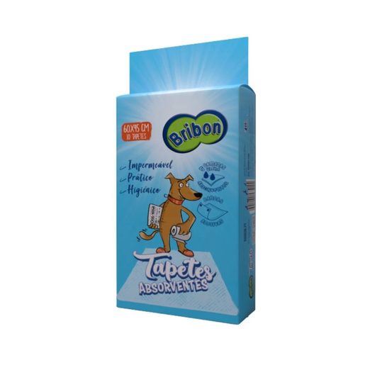 BRIBON Tapetes Absorventes Impermeáveis 60x45 cm 10 un