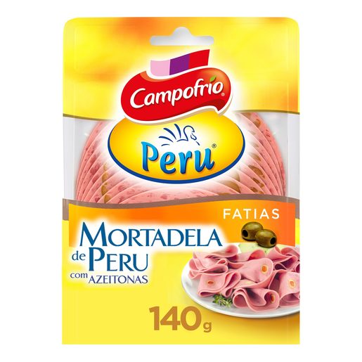 CAMPOFRIO Mortadela de Peru Com Azeitonas Fatias 140 g