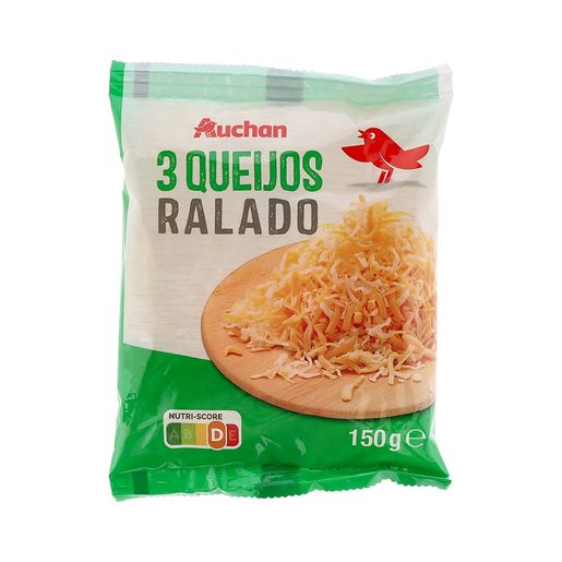 AUCHAN Queijo Ralado 3 Queijos 150 g