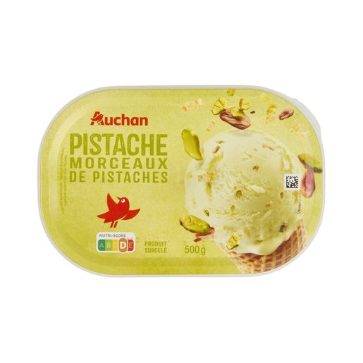 AUCHAN Gelado Pistachio com Pedaços 1 Lt AUCHAN Gelado Pistachio com Pedaços 1 Lt