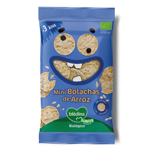 BLÉDINA Snack Para Bebé Mini Bolachas de Arroz 30 g