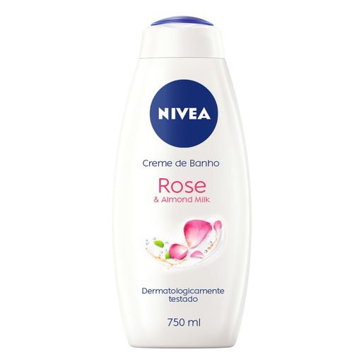 NIVEA Gel de Banho Rose & Almond 750 ml NIVEA Gel de Banho Rose & Almond 750 ml
