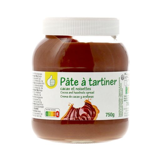 POLEGAR Creme para Barrar de Cacau com Avelãs 750 g POLEGAR Creme para Barrar de Cacau com Avelãs 750 g